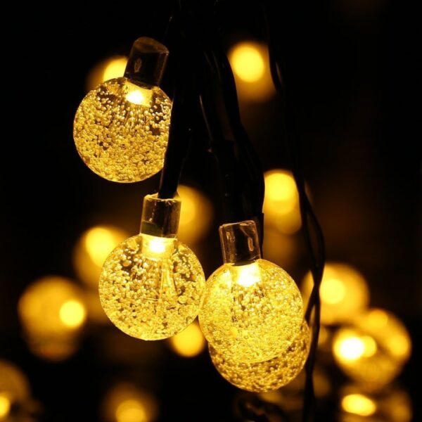 Crystal Ball LED String Lights – Elegant Sparkling Glow - Image 6