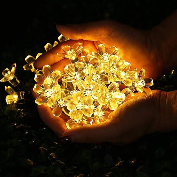 Silicon Flower LED String Lights – Blooming Glow for Home - Image 5