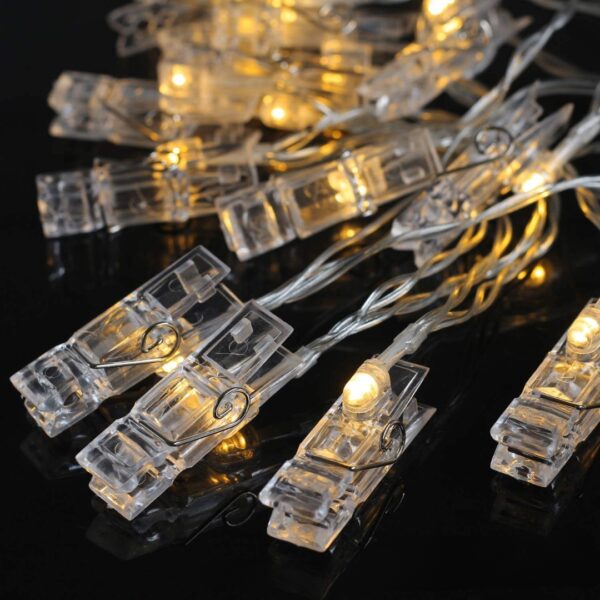 Photo Clip LED String Lights – Display Memories with a Glow - Image 5