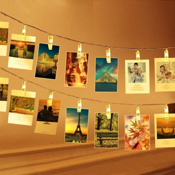 Photo Clip LED String Lights – Display Memories with a Glow - Image 7