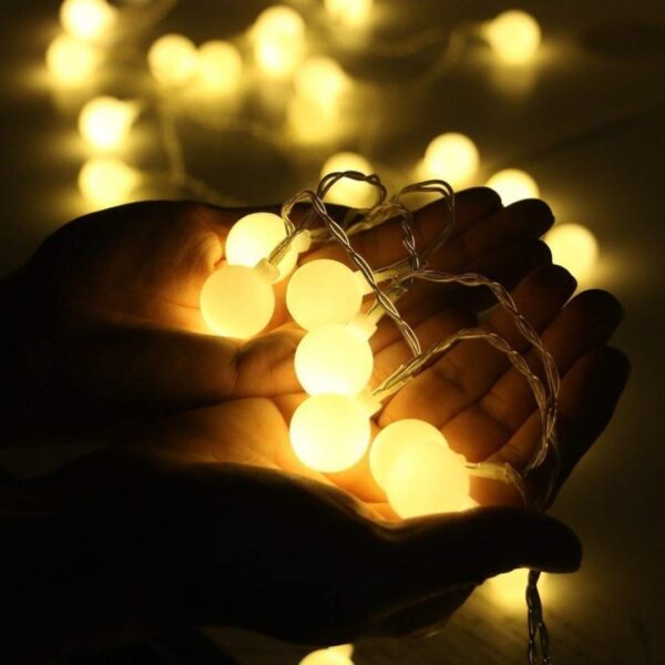 Bubble Ball LED String Lights – Festive Glow for Any Occasion - Image 2