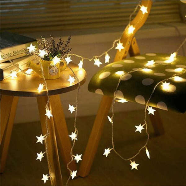 Star LED String Lights – Twinkling Glow for Festive Décor - Image 6