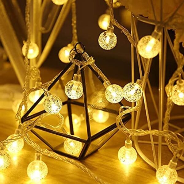 Crystal Ball LED String Lights – Elegant Sparkling Glow - Image 2