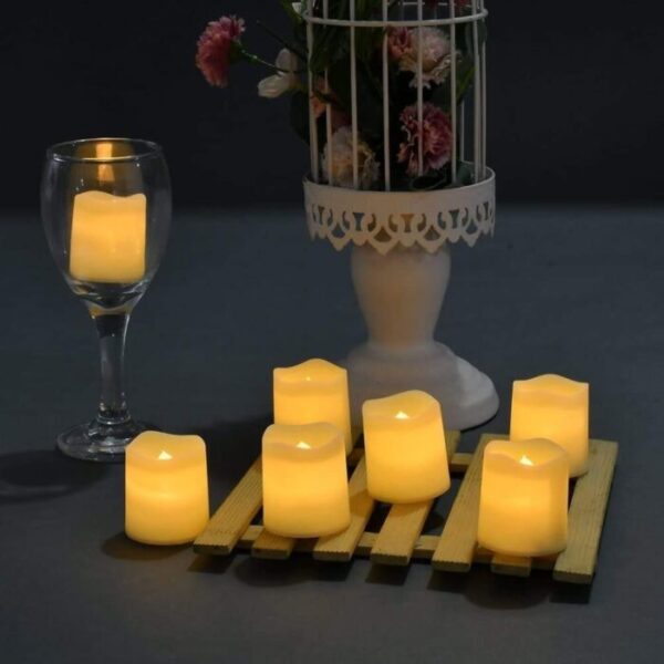 Smokeless LED Candle – Safe & Clean Lighting (Pack of 6) - Image 4