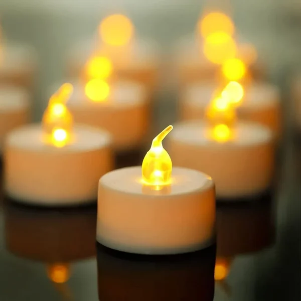 Flameless LED Candle Flickering Light for Festive ✨ (Pack of 6) - Image 4