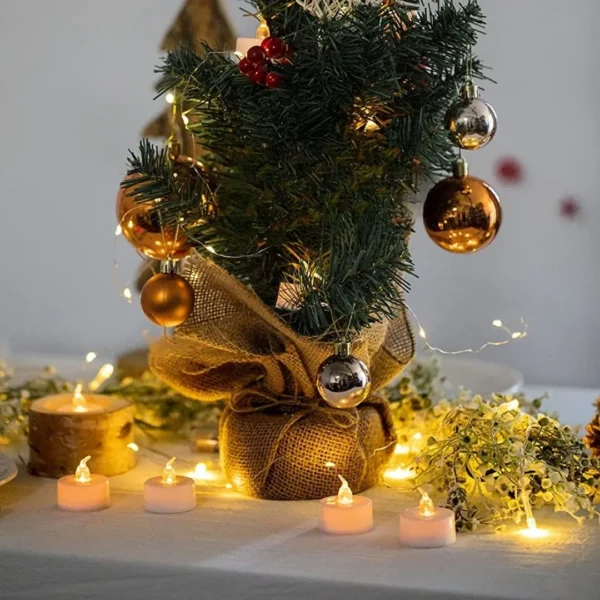 Flameless LED Candle Flickering Light for Festive ✨ (Pack of 6) - Image 2
